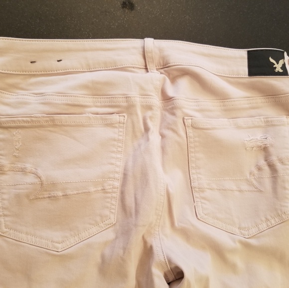 American Eagle Super Stretch Pink Jeggings X-Long - Picture 4 of 8